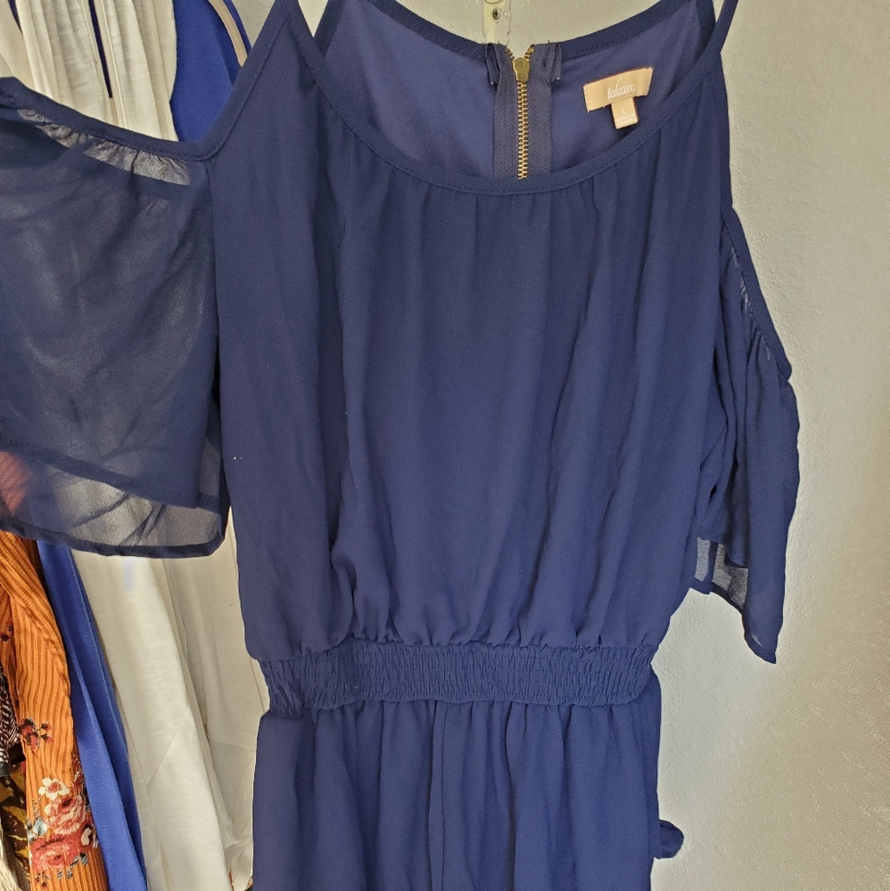 Navy blue romper
